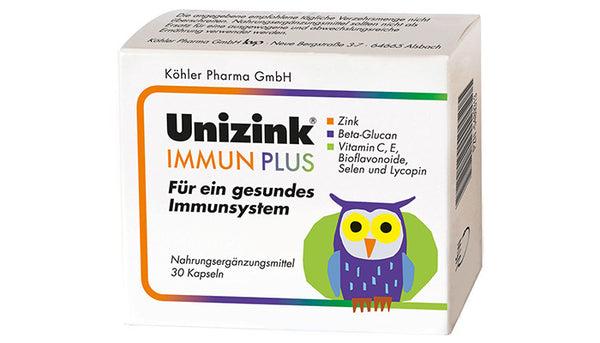 Unizink Produktpackung vom Hersteller Köhler Pharma 