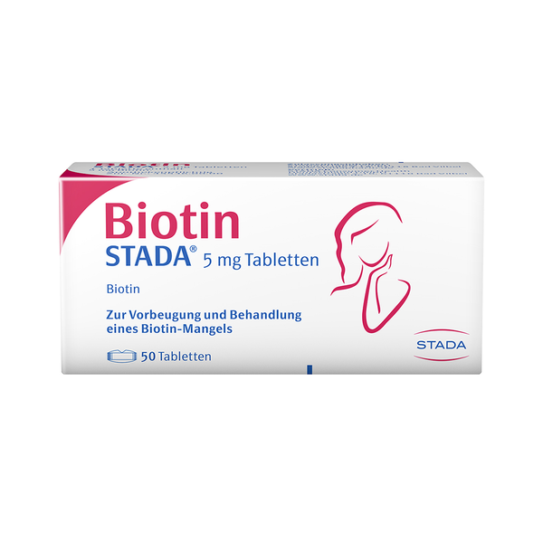 Biotin STADA 5mg zur Vorbeugung und Behandlung von Biotinmangel, bei Müdigkeit, Nervosität und Erschöpfung