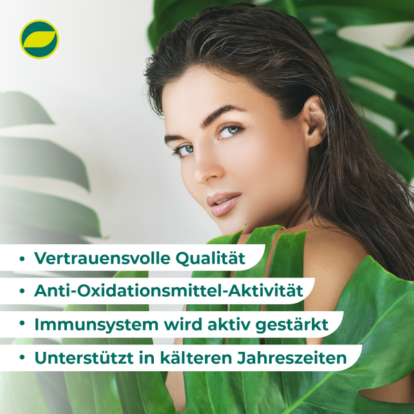 Unizink® Immun Plus, Nahrungsergänzungsmittel für ein gesundes Immunsystem, mit lebenswichtigen Vitaminen und Mineralien, 30 Kapseln